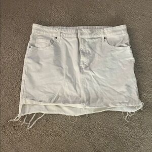 Old Navy White Mini Skirt